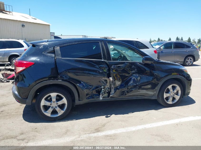 2017 Honda Hr-V Lx VIN: 3CZRU6H3XHG708495 Lot: 39738841