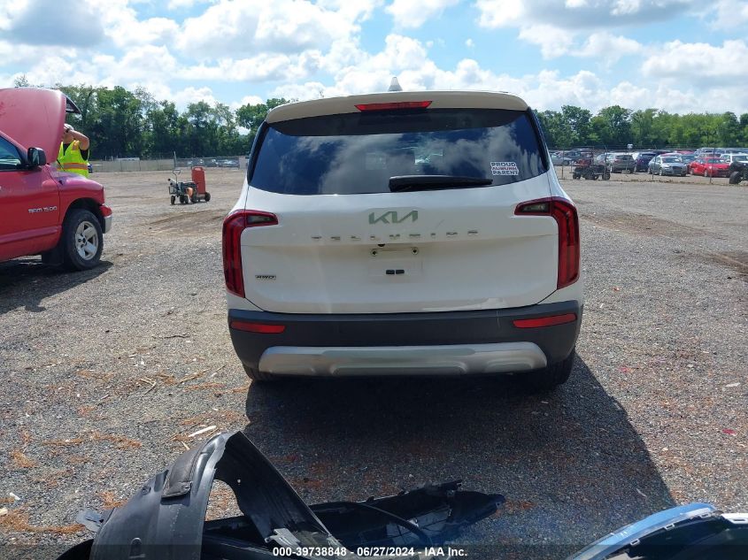 2022 Kia Telluride Lx VIN: 5XYP2DHC5NG246574 Lot: 39738848