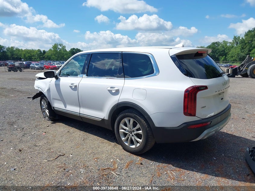 2022 Kia Telluride Lx VIN: 5XYP2DHC5NG246574 Lot: 39738848