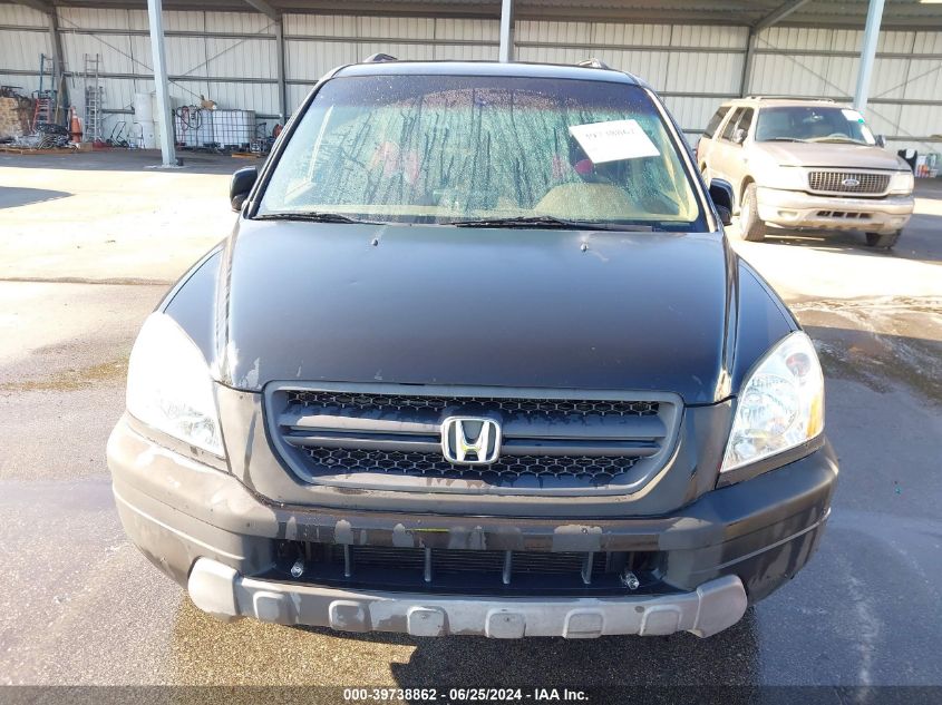 2004 Honda Pilot Ex VIN: 5FNYF18444B000587 Lot: 39738862
