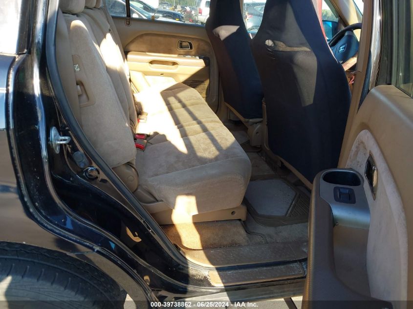 2004 Honda Pilot Ex VIN: 5FNYF18444B000587 Lot: 39738862