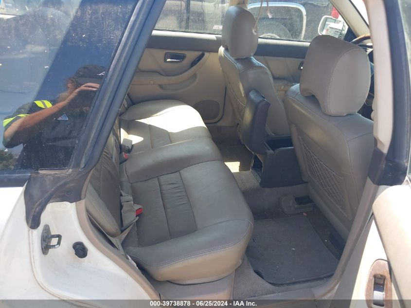 2002 Subaru Outback H6-3.0 L.l. Bean Edition VIN: 4S3BH806027607319 Lot: 39738878