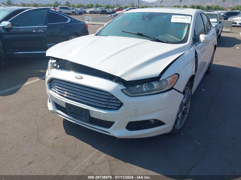 2014 Ford Fusion Titanium VIN: 3FA6P0K98ER194680 Lot: 39738879