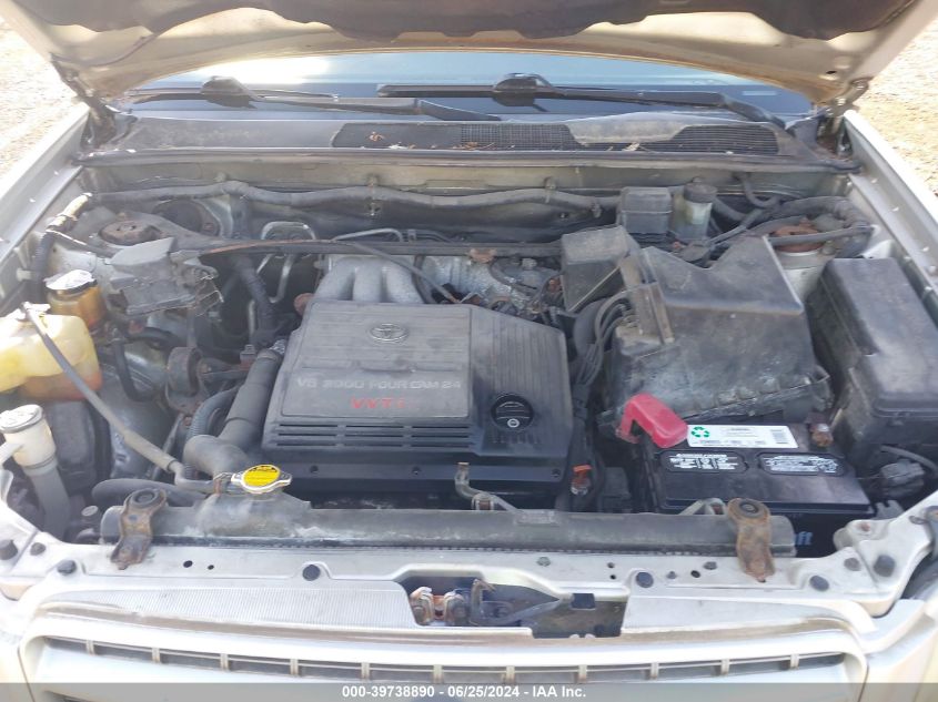 2003 Toyota Highlander Limited V6 VIN: JTEHF21A930112851 Lot: 39738890