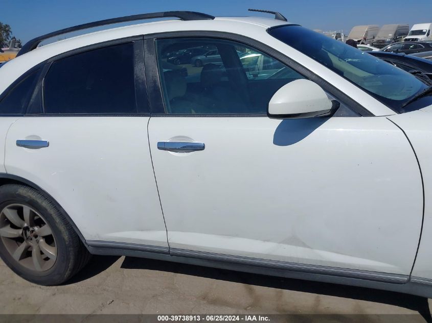 2005 Infiniti Fx35 VIN: JNRAS08U85X103896 Lot: 39738913