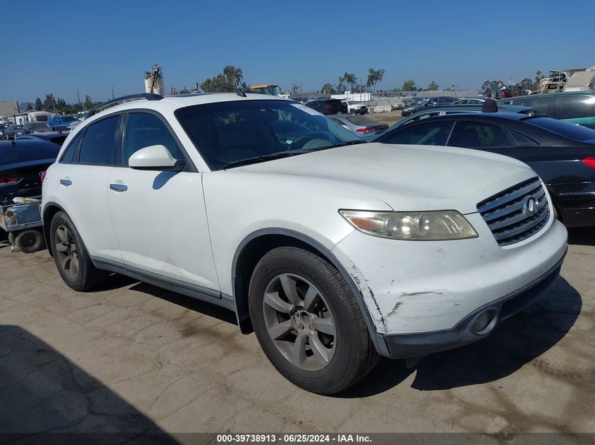 2005 Infiniti Fx35 VIN: JNRAS08U85X103896 Lot: 39738913