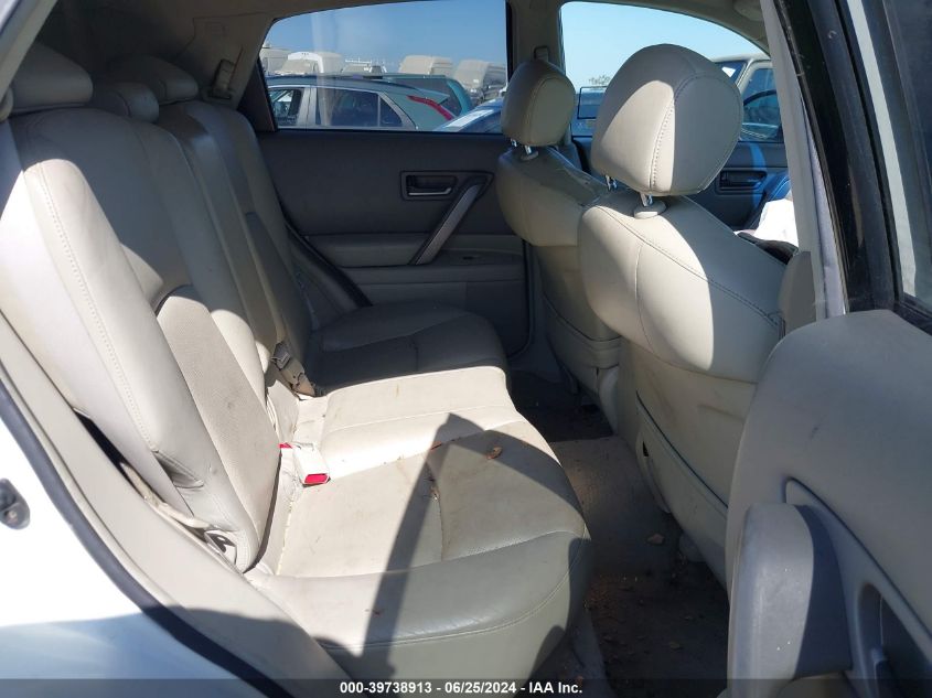 2005 Infiniti Fx35 VIN: JNRAS08U85X103896 Lot: 39738913