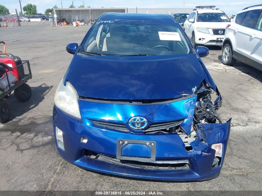 2011 Toyota Prius Three VIN: JTDKN3DU4B0262390 Lot: 39738915