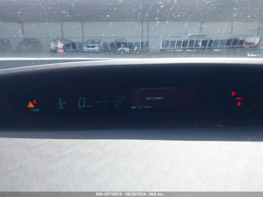 2011 Toyota Prius Three VIN: JTDKN3DU4B0262390 Lot: 39738915