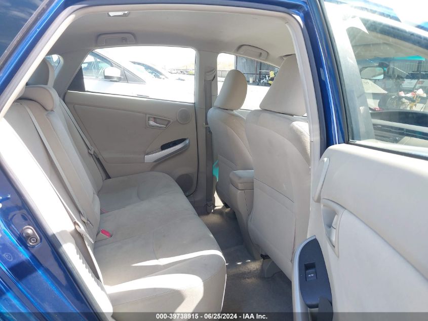 2011 Toyota Prius Three VIN: JTDKN3DU4B0262390 Lot: 39738915