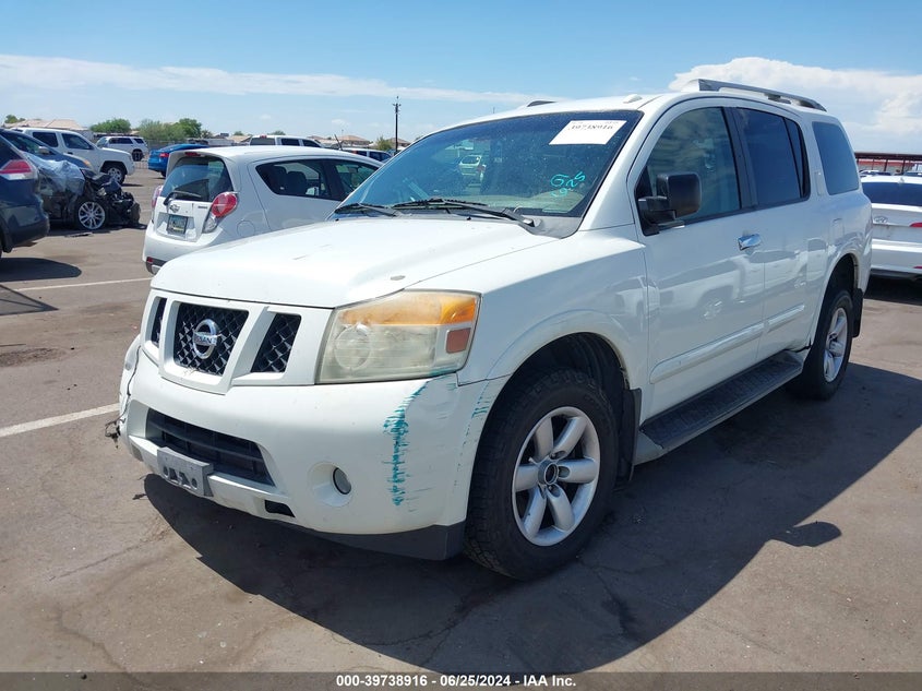 2013 Nissan Armada Sv VIN: 5N1AA0NC0DN608853 Lot: 39738916