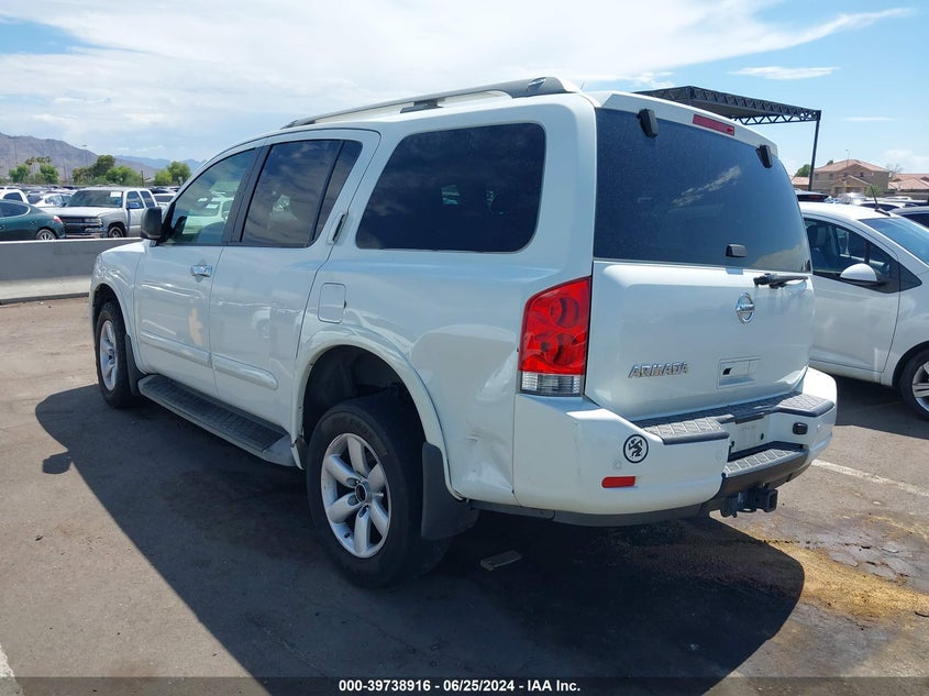 2013 Nissan Armada Sv VIN: 5N1AA0NC0DN608853 Lot: 39738916