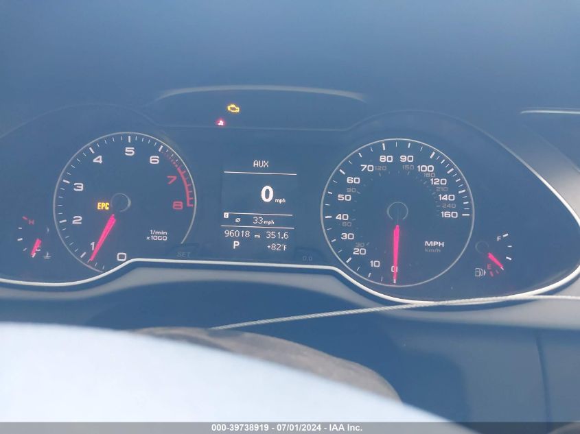 2014 Audi A4 2.0T Premium VIN: WAUFFAFL2EN012173 Lot: 39738919