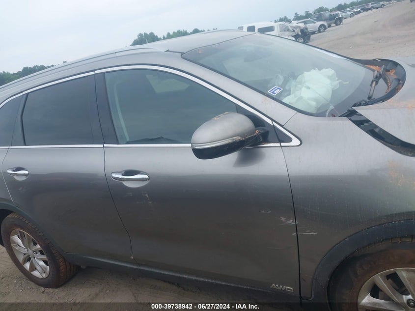 2016 Kia Sorento 2.4L Lx VIN: 5XYPGDA31GG048086 Lot: 39738942