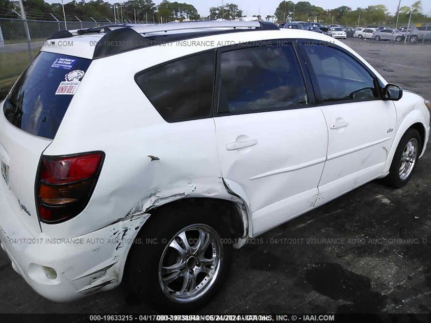 2004 Pontiac Vibe VIN: 5Y2SL62864Z458066 Lot: 39738949