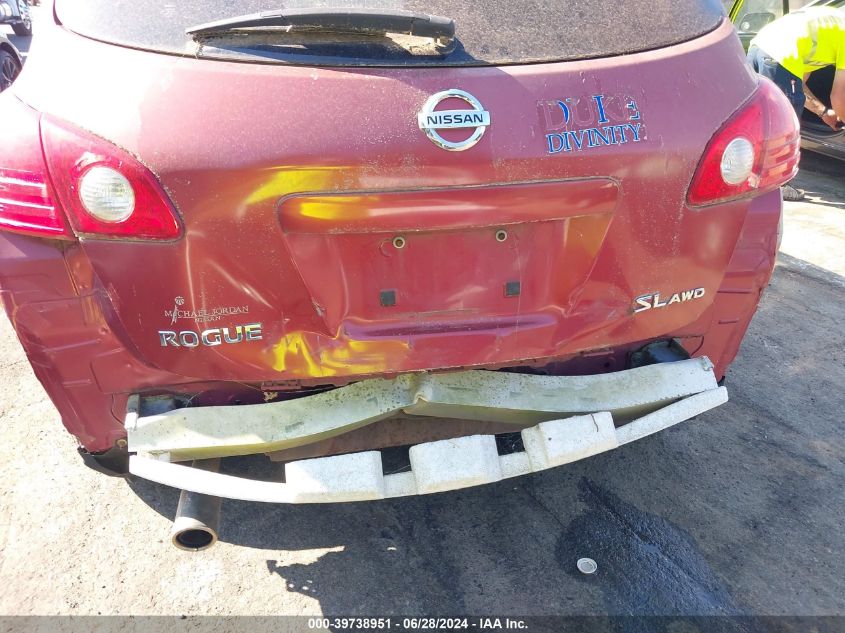 2008 Nissan Rogue Sl VIN: JN8AS58V28W132072 Lot: 39738951