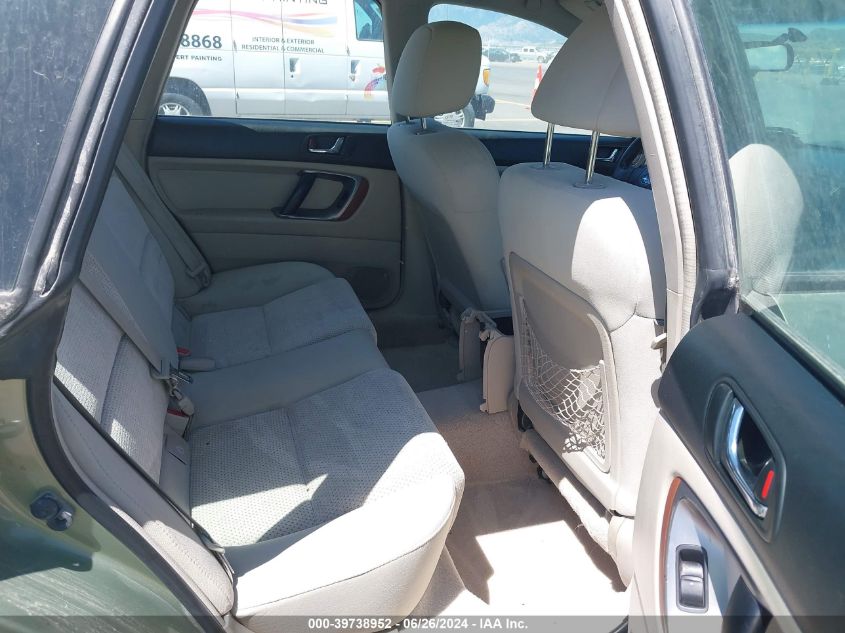 2006 Subaru Outback 2.5I VIN: 4S4BP61C167362267 Lot: 39738952