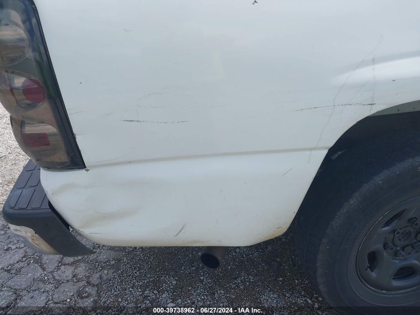 2003 Chevrolet Silverado 1500 Ls VIN: 1GCEC14V33Z250597 Lot: 39738962