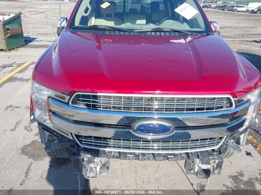 2018 Ford F-150 Supercrew VIN: 1FTEW1C55JKD53566 Lot: 39738971