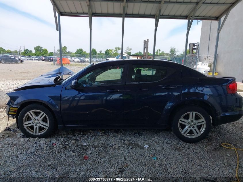 2012 Dodge Avenger Sxt VIN: 1C3CDZCB1CN151489 Lot: 39738977