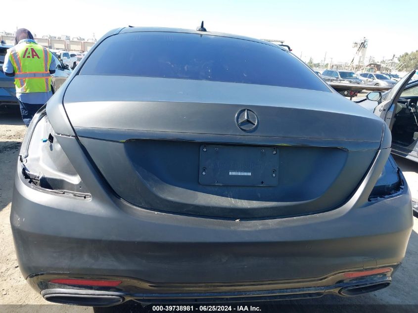 2018 Mercedes-Benz S 450 4Matic VIN: WDDUG6GBXJA351751 Lot: 39738981