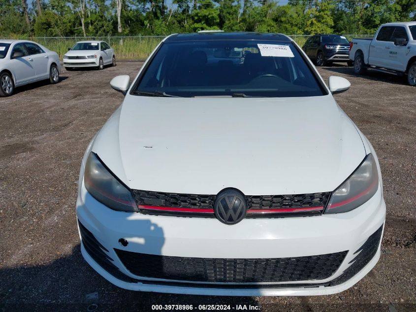 2015 Volkswagen Gti VIN: 3VW4T7AU9FM002108 Lot: 39738986