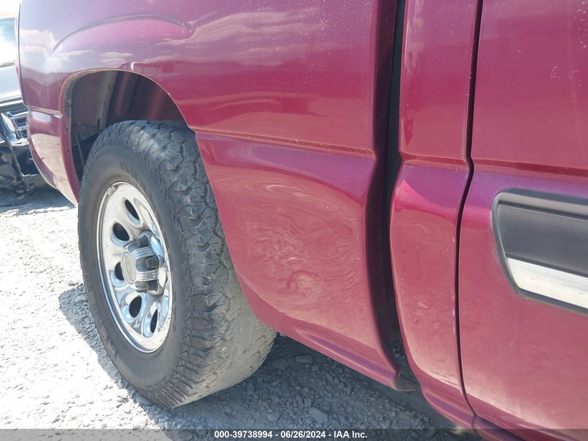 2006 Chevrolet Silverado 1500 Ls VIN: 2GCEC13VX61227638 Lot: 39738994