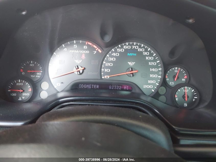 2002 Chevrolet Corvette VIN: 1G1YY32G825112101 Lot: 39738996