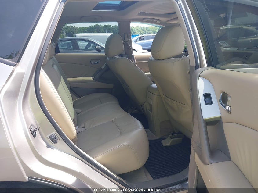 2010 Nissan Murano S/Sl/Le VIN: JN8AZ1MW9AW115939 Lot: 39739002