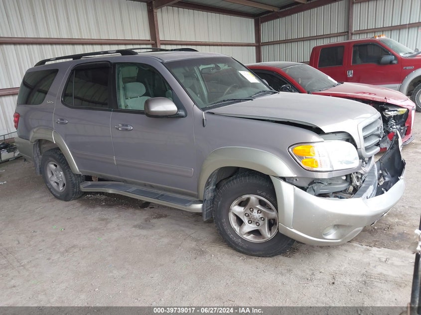 2002 Toyota Sequoia Sr5 VIN: 5TDBT44A32S076306 Lot: 39739017
