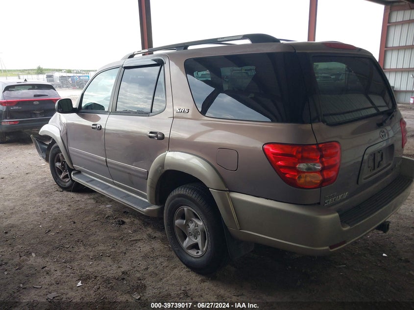 2002 Toyota Sequoia Sr5 VIN: 5TDBT44A32S076306 Lot: 39739017