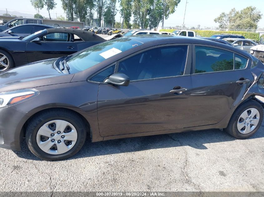 2017 Kia Forte Lx VIN: 3KPFK4A76HE127118 Lot: 39739019