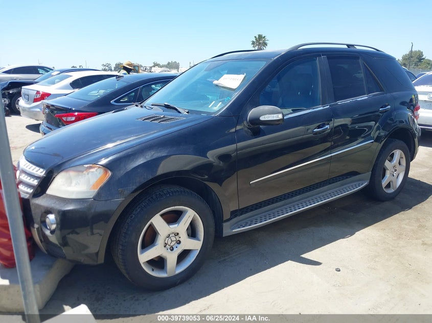 2008 Mercedes-Benz Ml 550 VIN: 4JGBB72E38A327563 Lot: 39739053