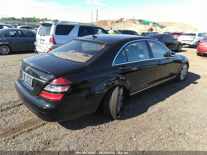 2009 Mercedes-Benz S 550 4Matic VIN: WDDNG86X99A258776 Lot: 39739067