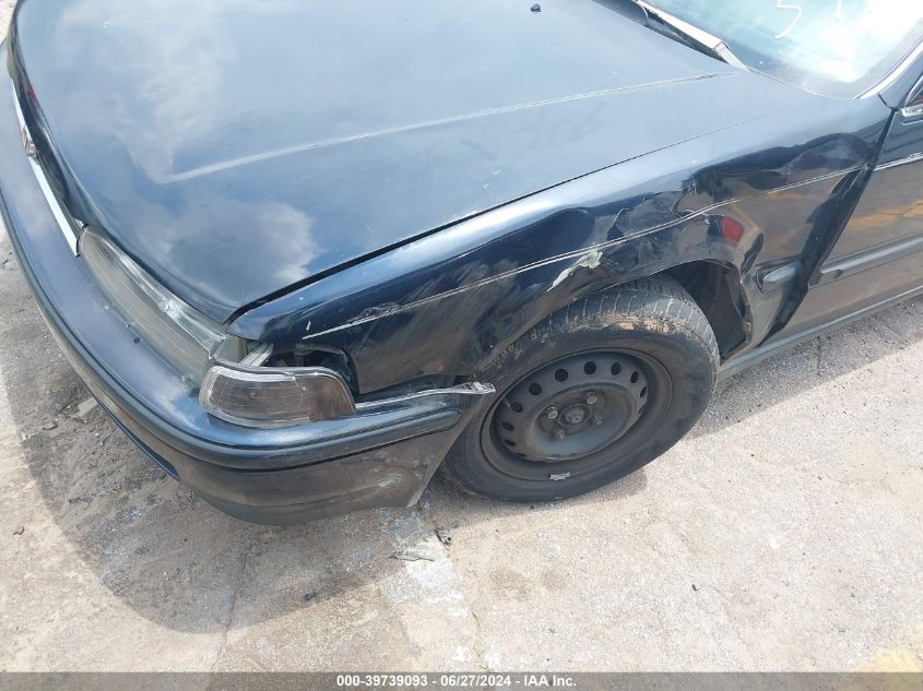 1992 Honda Accord Lx VIN: 1HGCB765XNA187981 Lot: 39739093