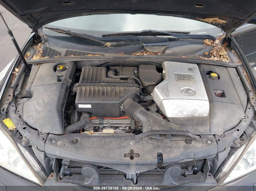 2007 Lexus Rx 400H VIN: JTJGW31U072005078 Lot: 39739105