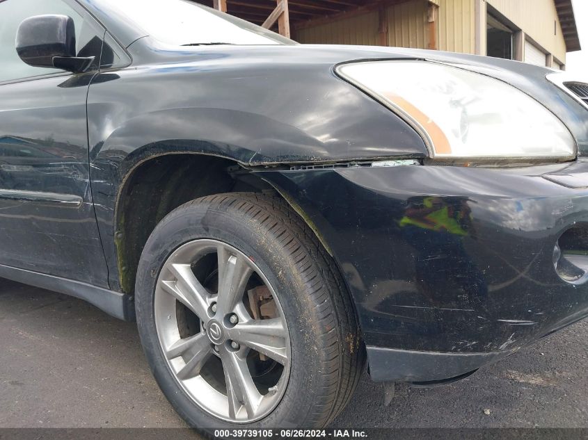 2007 Lexus Rx 400H VIN: JTJGW31U072005078 Lot: 39739105