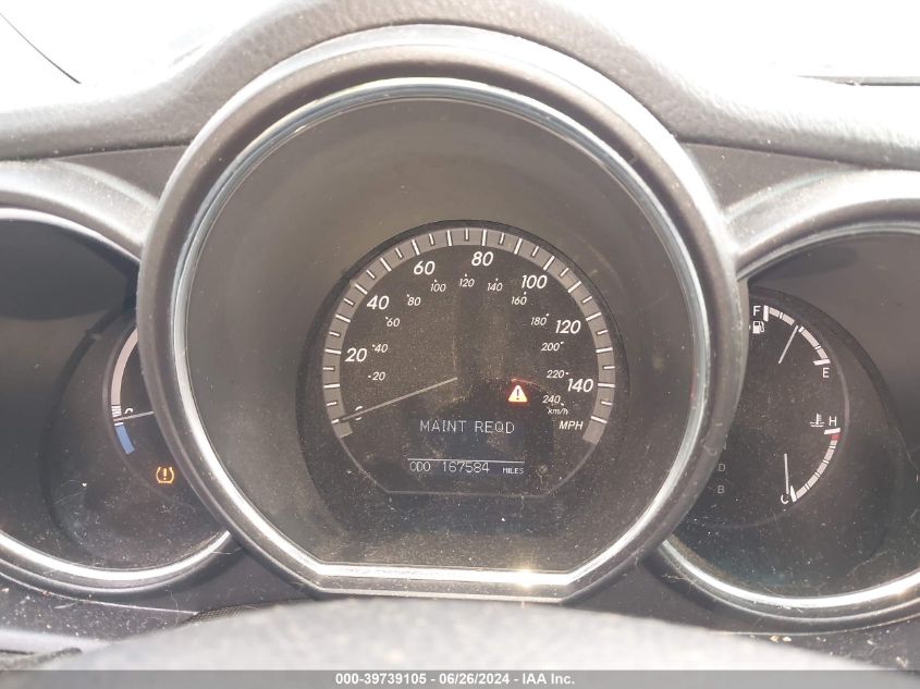 2007 Lexus Rx 400H VIN: JTJGW31U072005078 Lot: 39739105