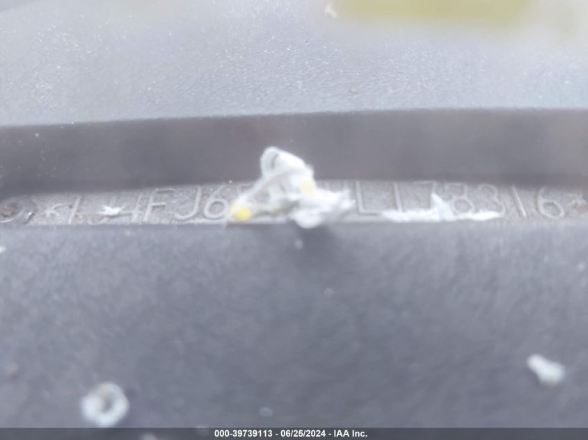 1998 Jeep Cherokee Classic/Sport VIN: 1J4FJ68S2WL178316 Lot: 39739113