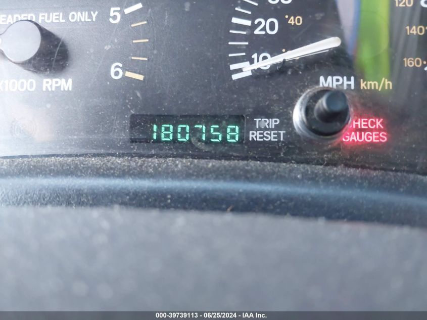 1998 Jeep Cherokee Classic/Sport VIN: 1J4FJ68S2WL178316 Lot: 39739113