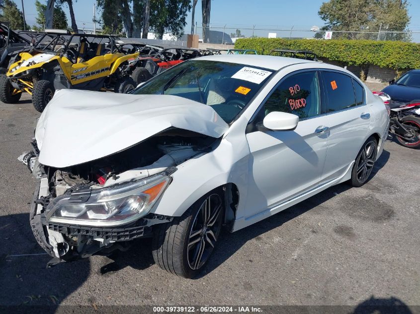 1HGCR2F57GA176485 2016 HONDA ACCORD - Image 2