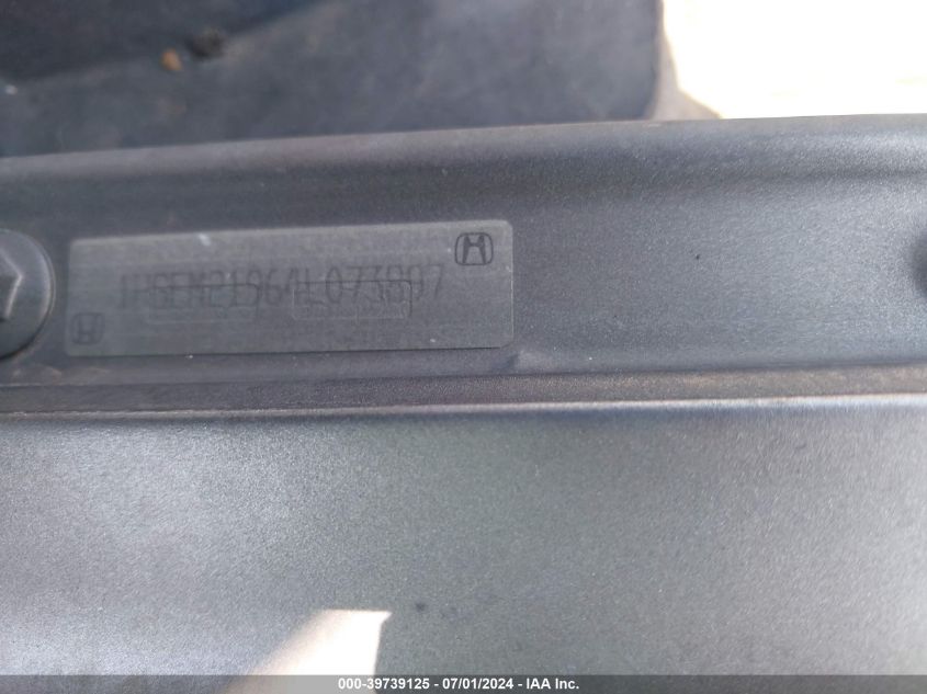 2004 Honda Civic Ex VIN: 1HGEM21964L073897 Lot: 39739125