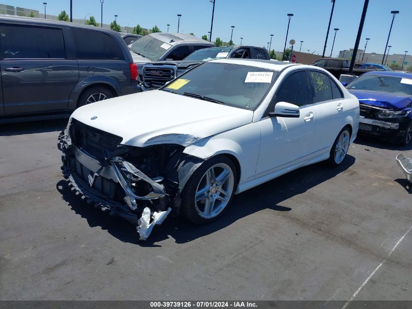 2013 Mercedes-Benz C 250 Luxury/Sport VIN: WDDGF4HB7DR260655 Lot: 39739126