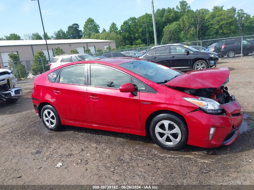 2012 Toyota Prius Two VIN: JTDKN3DU3C1552390 Lot: 39739162