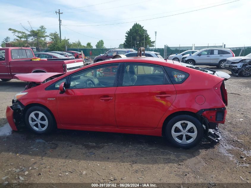 2012 Toyota Prius Two VIN: JTDKN3DU3C1552390 Lot: 39739162