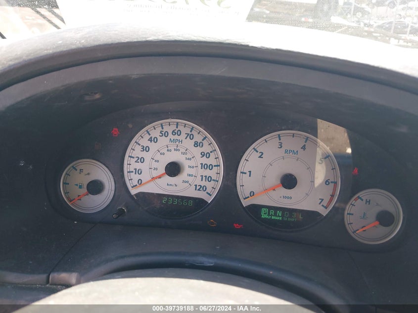 2007 Chrysler Town & Country Lx VIN: 2A4GP44R87R342042 Lot: 39739188