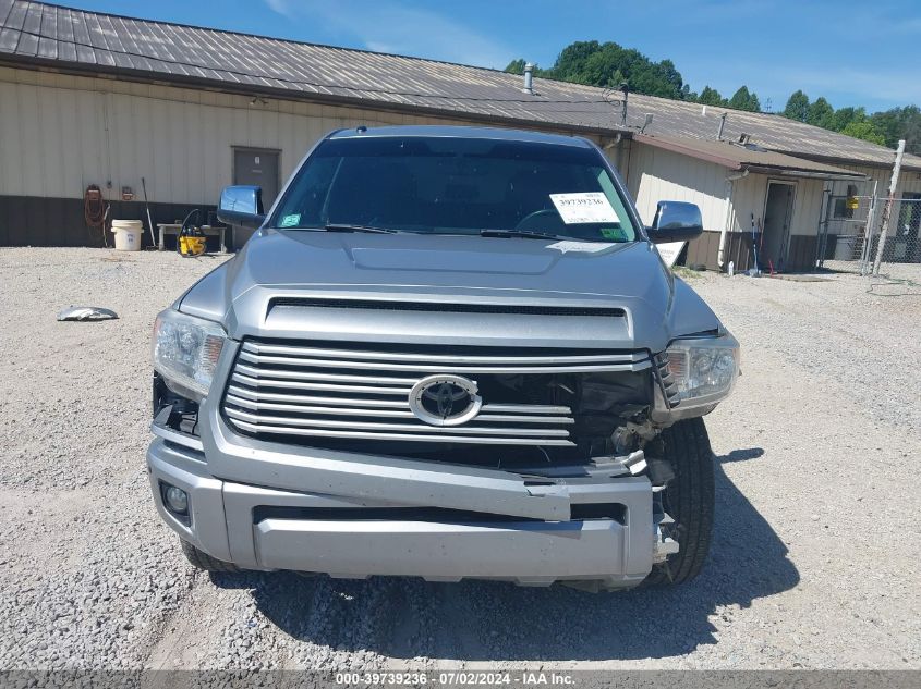 2016 Toyota Tundra Platinum 5.7L V8 VIN: 5TFAW5F14GX500292 Lot: 39739236