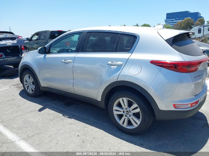 2018 Kia Sportage Lx VIN: KNDPM3AC7J7465140 Lot: 39739238