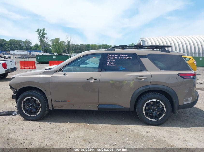 2023 Nissan Pathfinder Rock Creek 4Wd VIN: 5N1DR3BD7PC263129 Lot: 39739244