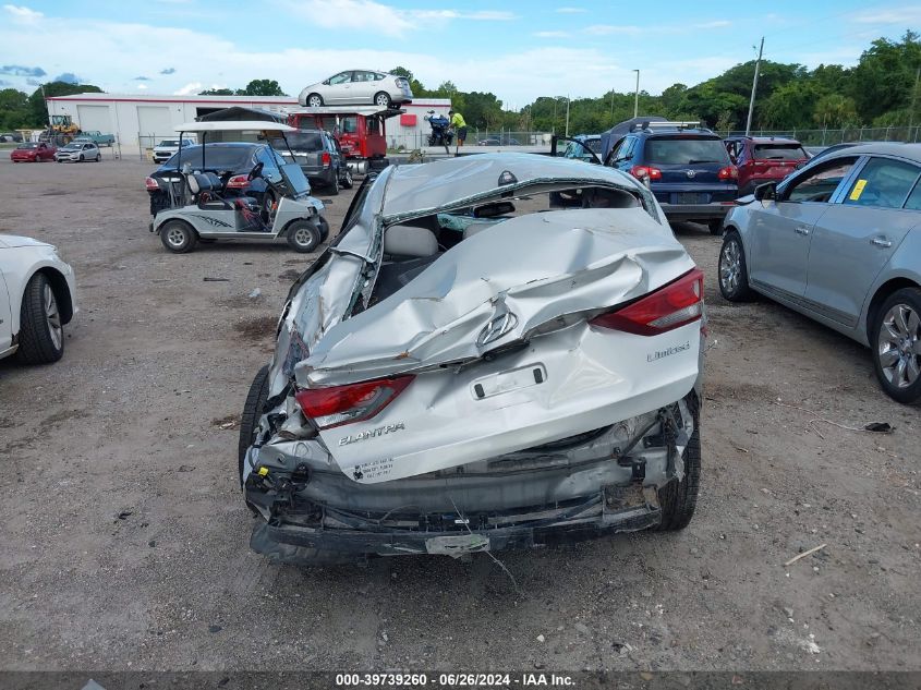 2017 HYUNDAI ELANTRA LIMITED - 5NPD84LFXHH017243